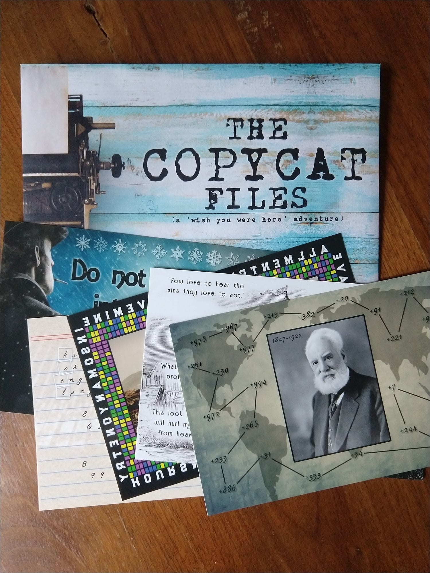 The Copycat Files - A Puzzle Postcard Mystery